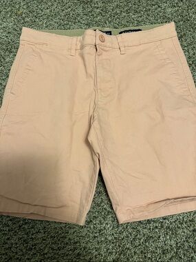 Men's Flat Front Shorts in Pink by Rugby